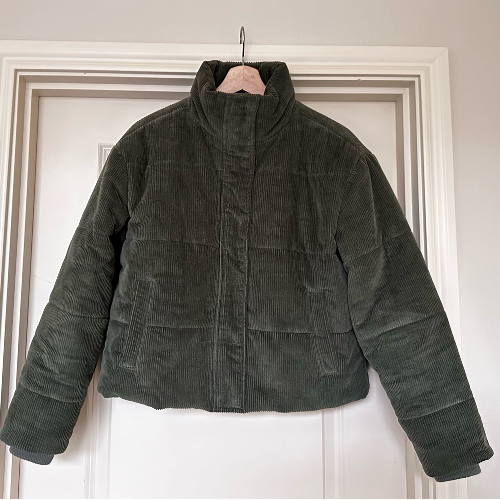 RVCA Eezeh Corduroy Puffer Jacket - Women’s Small